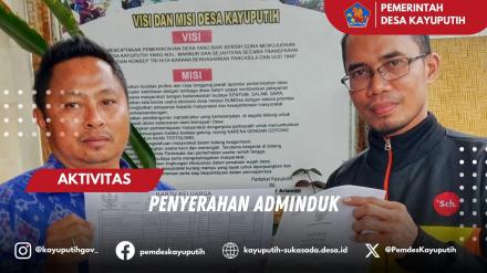 PENYERAHAN ADMINDUK